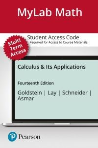 Cover image: MyLab Math with Pearson eText Access Code (24 Months) for Calculus & Its Applications 14th edition 9780134765693