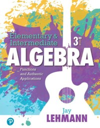 Cover image: Elementary & Intermediate Algebra 3rd edition 9780134756974