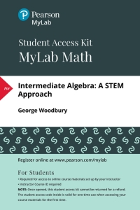 Cover image: MyLab Math with Pearson eText Access Code (24 Months) for Intermediate Algebra 1st edition 9780134782300