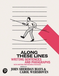 Cover image: Along These Lines: Writing Sentences and Paragraphs 7th edition 9780134767840