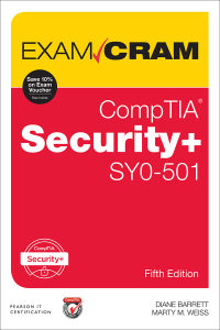 Cover image: CompTIA Security+ SY0-501 Exam Cram 5th edition 9780789759009