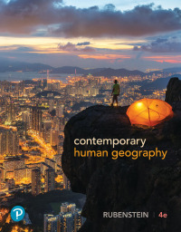 Cover image: Contemporary Human Geography 4th edition 9780134746227