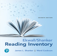 Cover image: Ekwall/Shanker Reading Inventory 7th edition 9780134802015