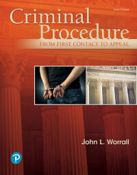 Cover image: Criminal Procedure: From First Contact to Appeal 6th edition 9780134813431