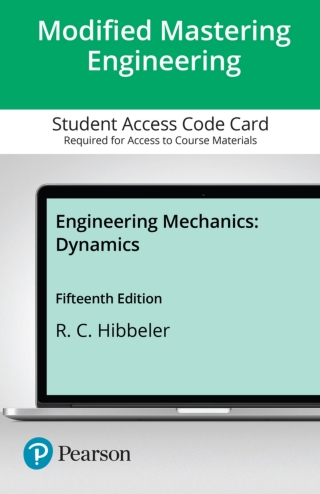 Cover image: Mastering Engineering with Pearson eText Access Code for Engineering Mechanics: Dynamics 15th edition 9780134819570