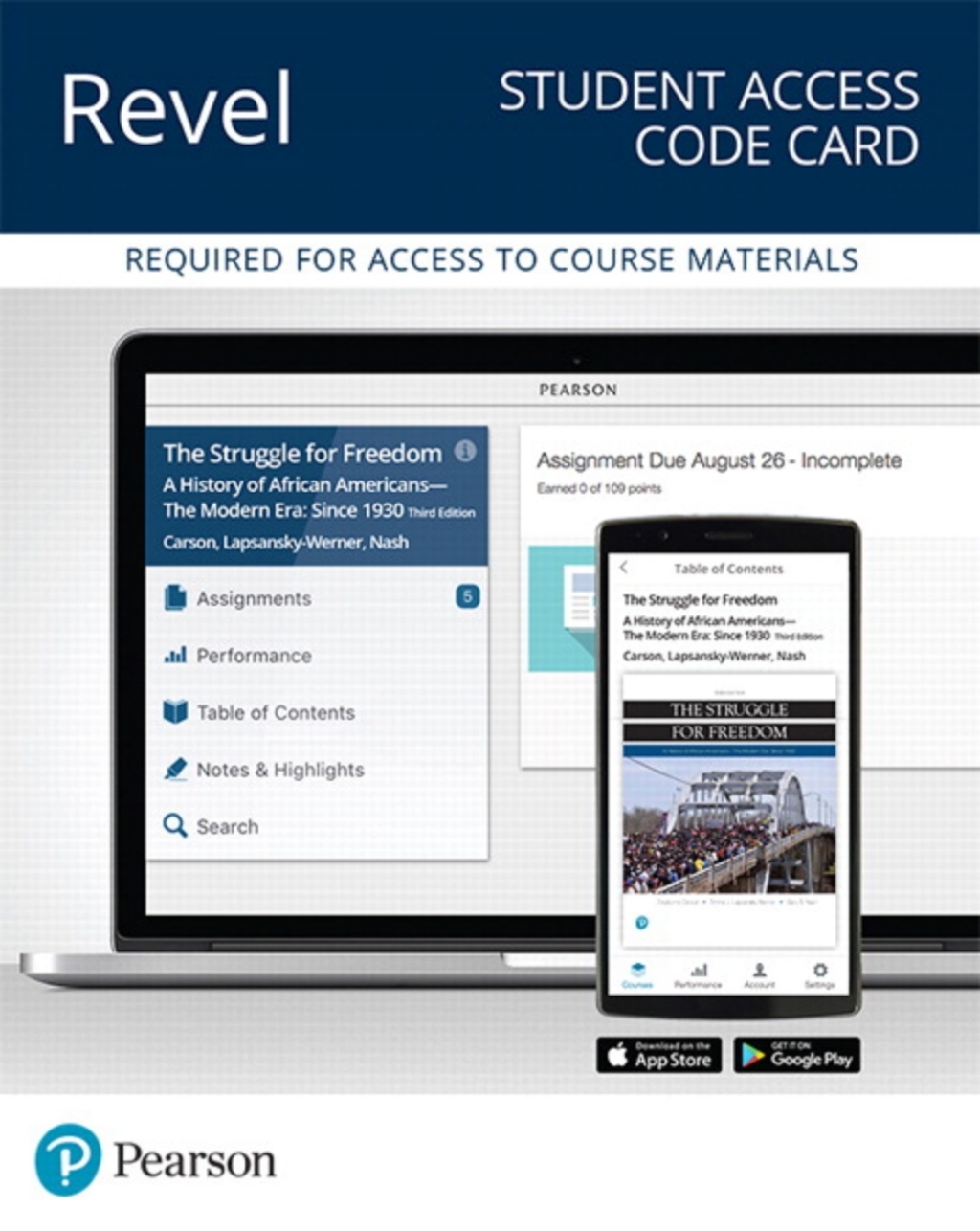 Revel Access Code for The Struggle for Freedom: The Modern Era Since 1930 3rd Edition