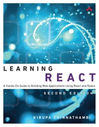 Imagen de portada: Learning React 2nd edition 9780134843551