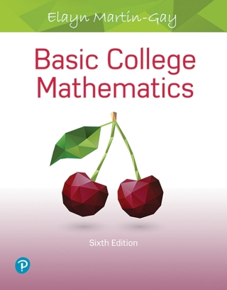 Cover image: Basic College Mathematics 6th edition 9780134840420