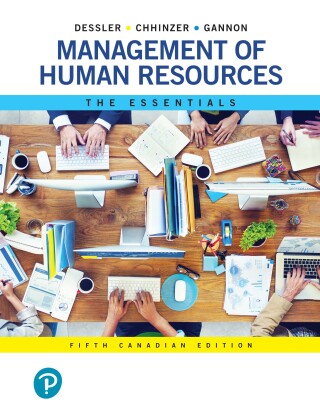Cover image: Management of Human Resources: The Essentials (Canadian Edition) 5th edition 9780134305066