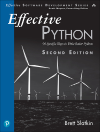 Cover image: Effective Python 2nd edition 9780134853987