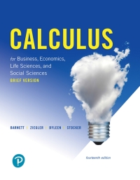 Cover image: Calculus for Business, Economics, Life Sciences, and Social Sciences, Brief Version 14th edition 9780134851990