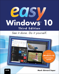 表紙画像: Easy Windows 10 3rd edition 9780789756848
