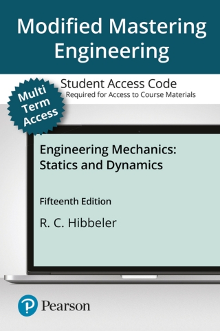 Cover image: Mastering Engineering with Pearson eText Access Code for Engineering Mechanics: Statics & Dynamics 15th edition 9780134867243
