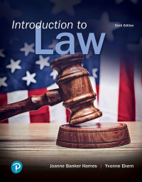 Titelbild: Introduction to Law 6th edition 9780134868240