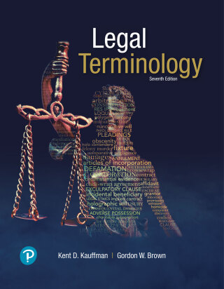 Legal Terminology 7th edition | 9780134849225, 9780134871301