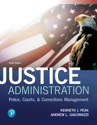 Cover image: Justice Administration 9th edition 9780134871400