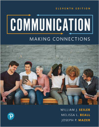 Cover image: Communication: Making Connections 11th edition 9780134874722