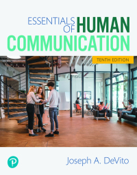 Cover image: Essentials of Human Communication 10th edition 9780134877426
