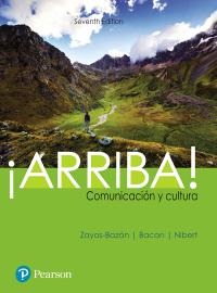 Cover image: ¡Arriba!: comunicación y cultura 7th edition 9780134813738