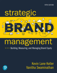Cover image: Strategic Brand Management 5th edition 9780134892498