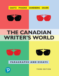 Cover image: The Canadian Writer's World 3rd edition 9780134301044
