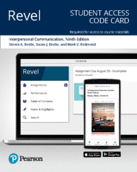 Cover image: Revel Access Code for Interpersonal Communication 9th edition 9780134890364