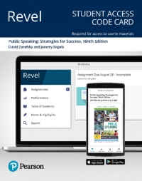 Cover image: Revel Access Code for Public Speaking 9th edition 9780134892597