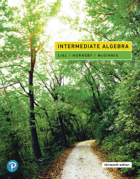 Cover image: Intermediate Algebra 13th edition 9780134895987