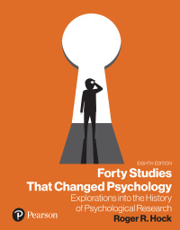 Cover image: Forty Studies that Changed Psychology 8th edition 9780135705063