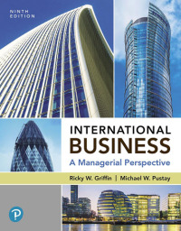 Cover image: International Business: A Managerial Perspective 9th edition 9780134898773