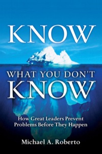 Imagen de portada: Know What You Don't Know 1st edition 9780131568150
