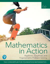 Cover image: Mathematics in Action 6th edition 9780135115619