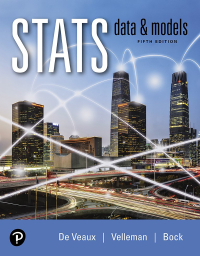 Cover image: Stats: Data and Models 5th edition 9780135163825