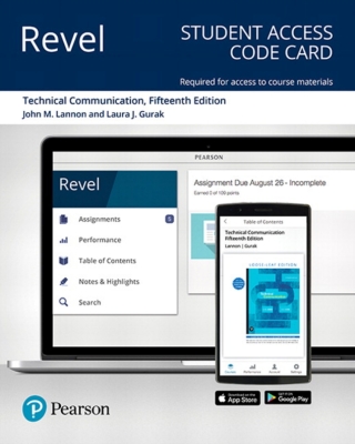 Cover image: Revel Access Code for Technical Communication 15th edition 9780135164785