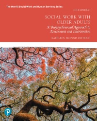 Cover image: Social Work with Older Adults 5th edition 9780135168073