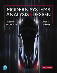 Cover image: Modern Systems Analysis and Design 9th edition 9780135172759