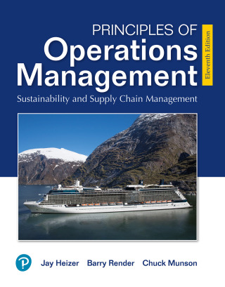 Cover image: Principles of Operations Management 11th edition 9780135173930