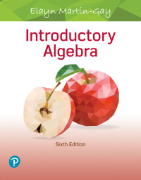 Cover image: Introductory Algebra 6th edition 9780135169377