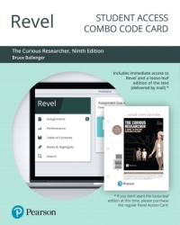 Cover image: Revel + Print Combo Access Code for Curious Researcher, The 9th edition 9780135176696