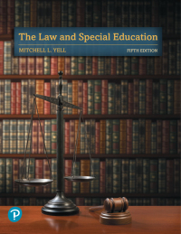 Cover image: The Law and Special Education 5th edition 9780135175361