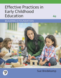 Cover image: Effective Practices in Early Childhood Education 4th edition 9780135177372