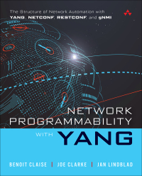Cover image: Network Programmability with YANG 1st edition 9780135180396