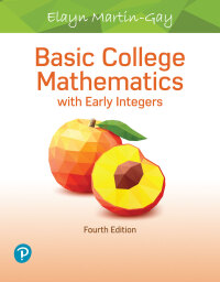 Cover image: Basic College Mathematics with Early Integers 4th edition 9780135176931