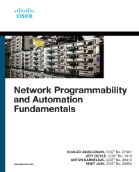 Immagine di copertina: Network Programmability and Automation Fundamentals 1st edition 9781587145148