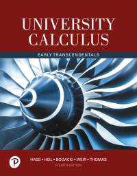 Cover image: University Calculus: Early Transcendentals 4th edition 9780134995540