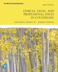 Cover image: MyLab Counseling with Pearson eText Access Code for Ethical, Legal, and Professional Counseling 6th edition 9780135186961