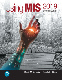 Cover image: Using MIS 11th edition 9780135191767