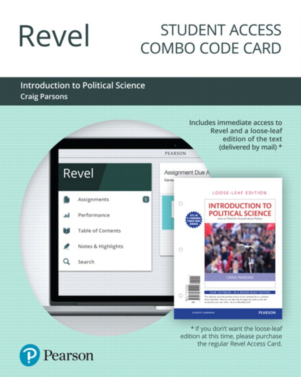 Revel for Introduction to Political Science — Combo Access Card 1st Edition
    Newer Edition Available