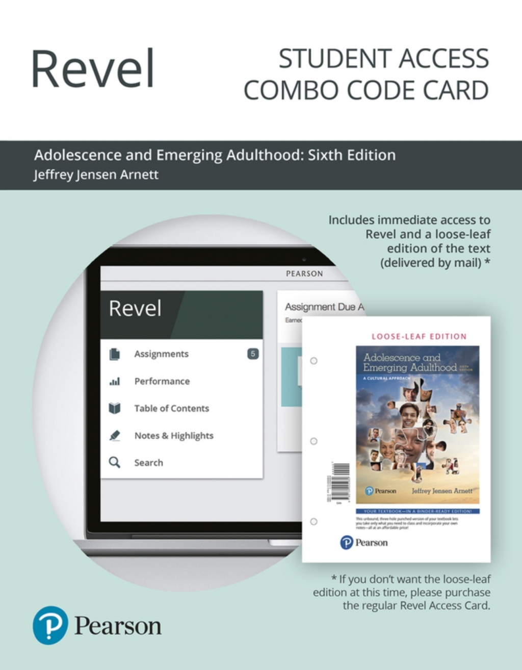 Revel + Print Combo Access Code for Adolescence and Emerging Adulthood: A Cultural Approach 6th Edition
    Newer Edition Available