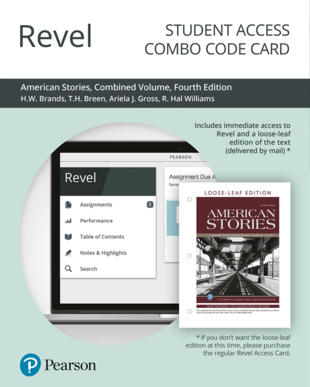 Revel + Print Combo Access Code for American Stories: A History of the United States, Combined Volume 4th Edition
